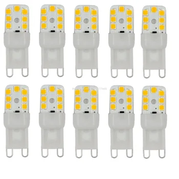 

4W G9 14led 2835 Dimmable 200-300LM Warm White Cool White Natural White Decorative Waterproof AC220-240V Wholesale 10PCS