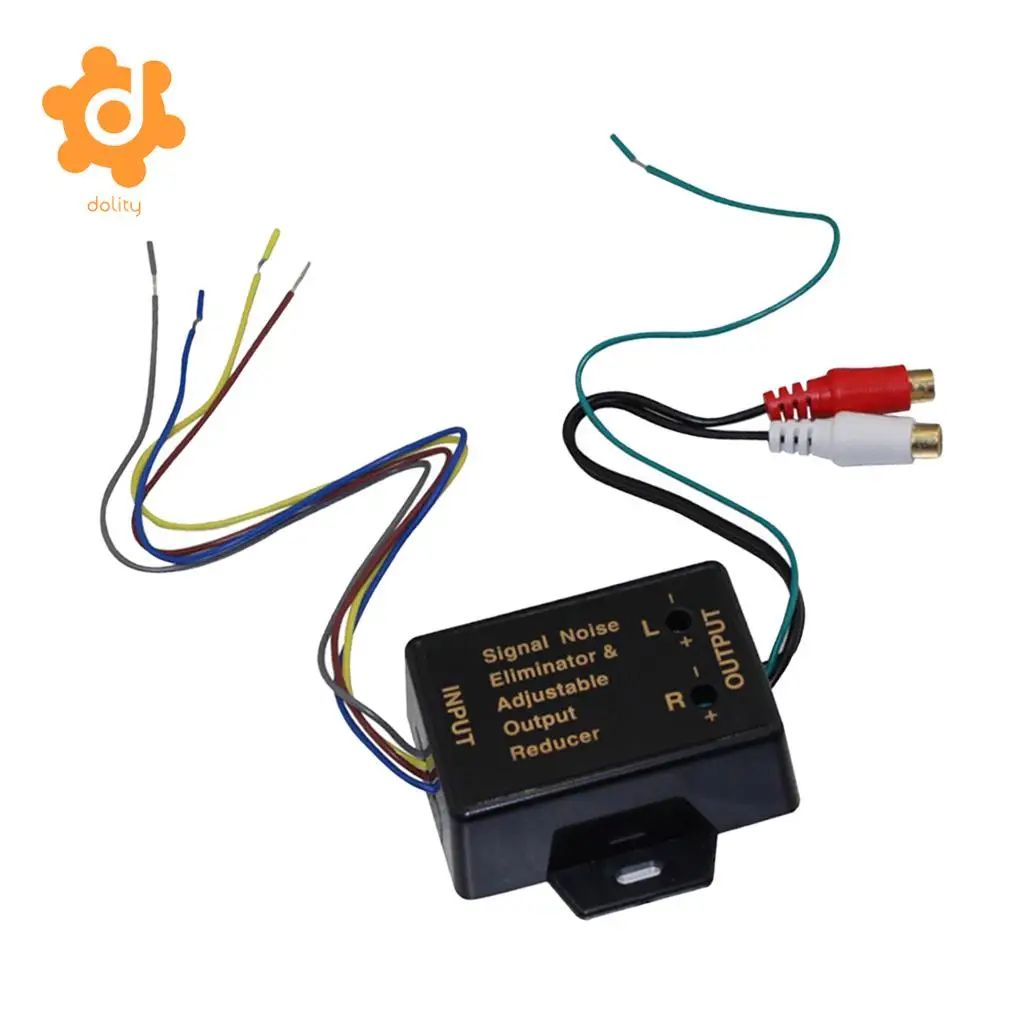 Car Audio Converter Low Level Converter High Level Speaker Output to RCA
