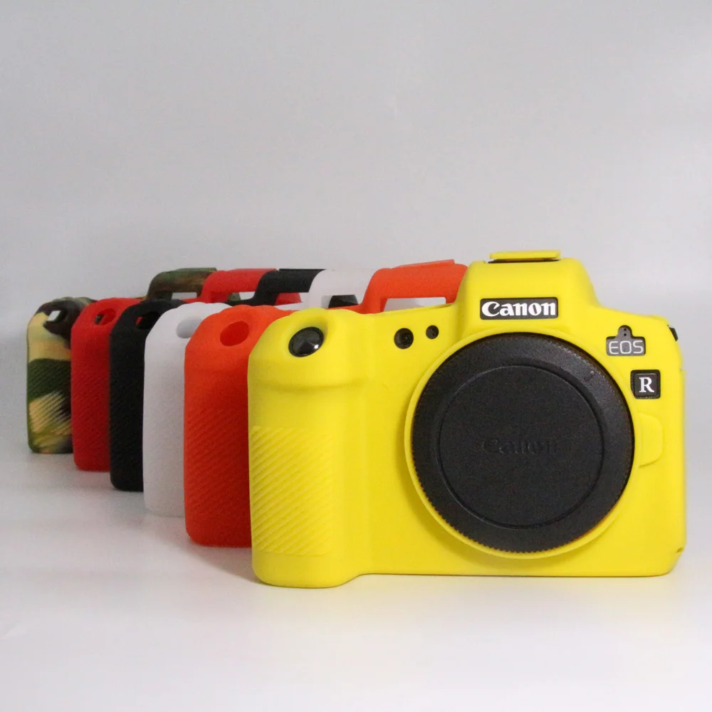 

Silicone Camera Case Soft Cover For Canon EOS R 3000D 5D Mark III 5D3 5D4 6D 6D2 70D 77D 200D EOSM3 G7X MarkII 5DS 5DR 800D 80D