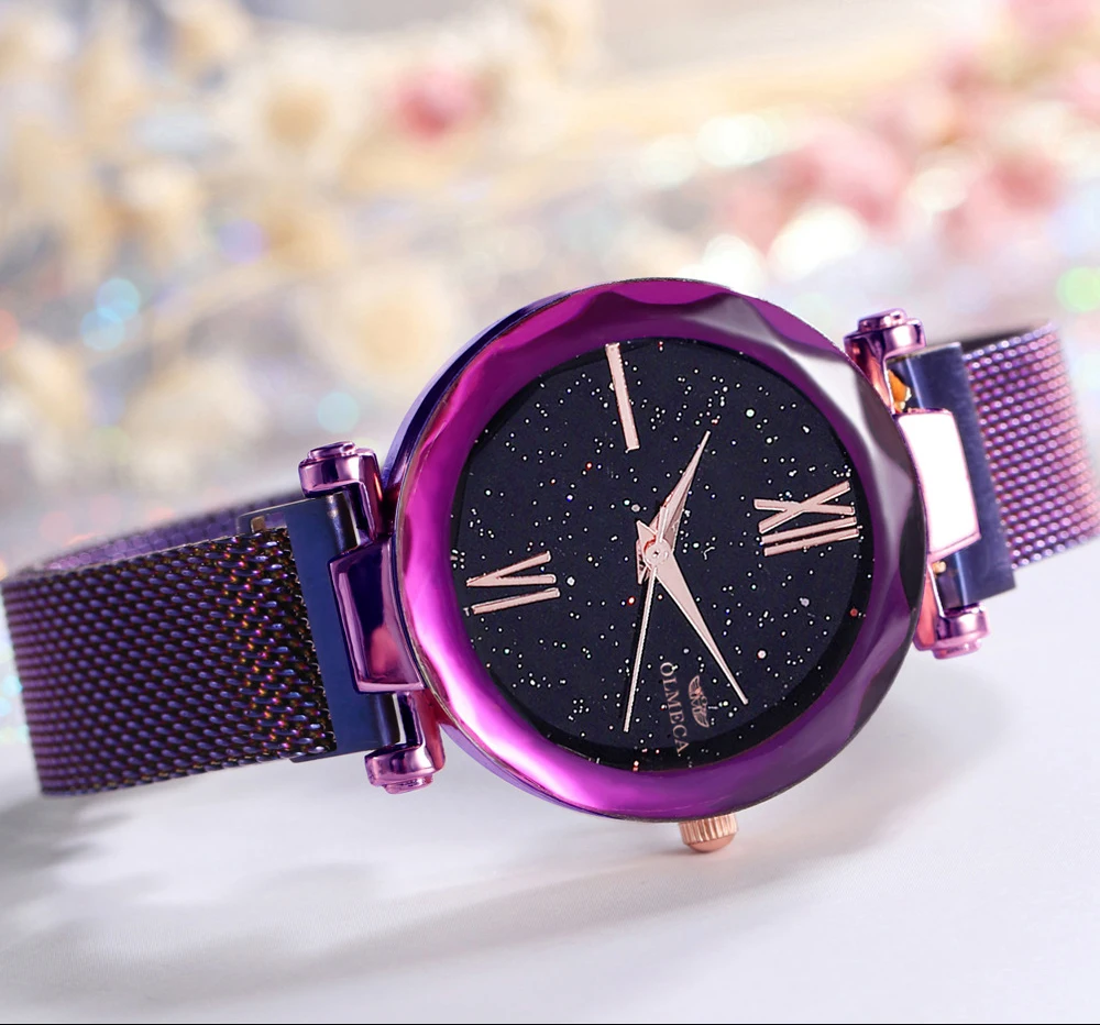 

Top Luxury Brand Women Watches OLMECA Relogio Feminino Blue Waterproof Ladies Quartz WristWatch Fashion Watch Analog Reloj Mujer