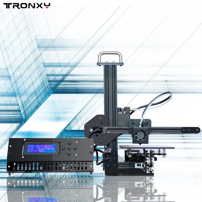 Tronxy DIY портативный 3D принтер наборы образовательных настольных принтеров размер