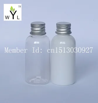 

40ml empty pet plastic bottle with aluminum cap with insert, 40cc Transparent cream bottle WYL