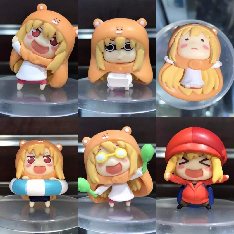 Аниме Himouto Umaru Chan Doma ПВХ фигурка Коллекционная модель куклы 5 см (6 шт./компл.) OPP |