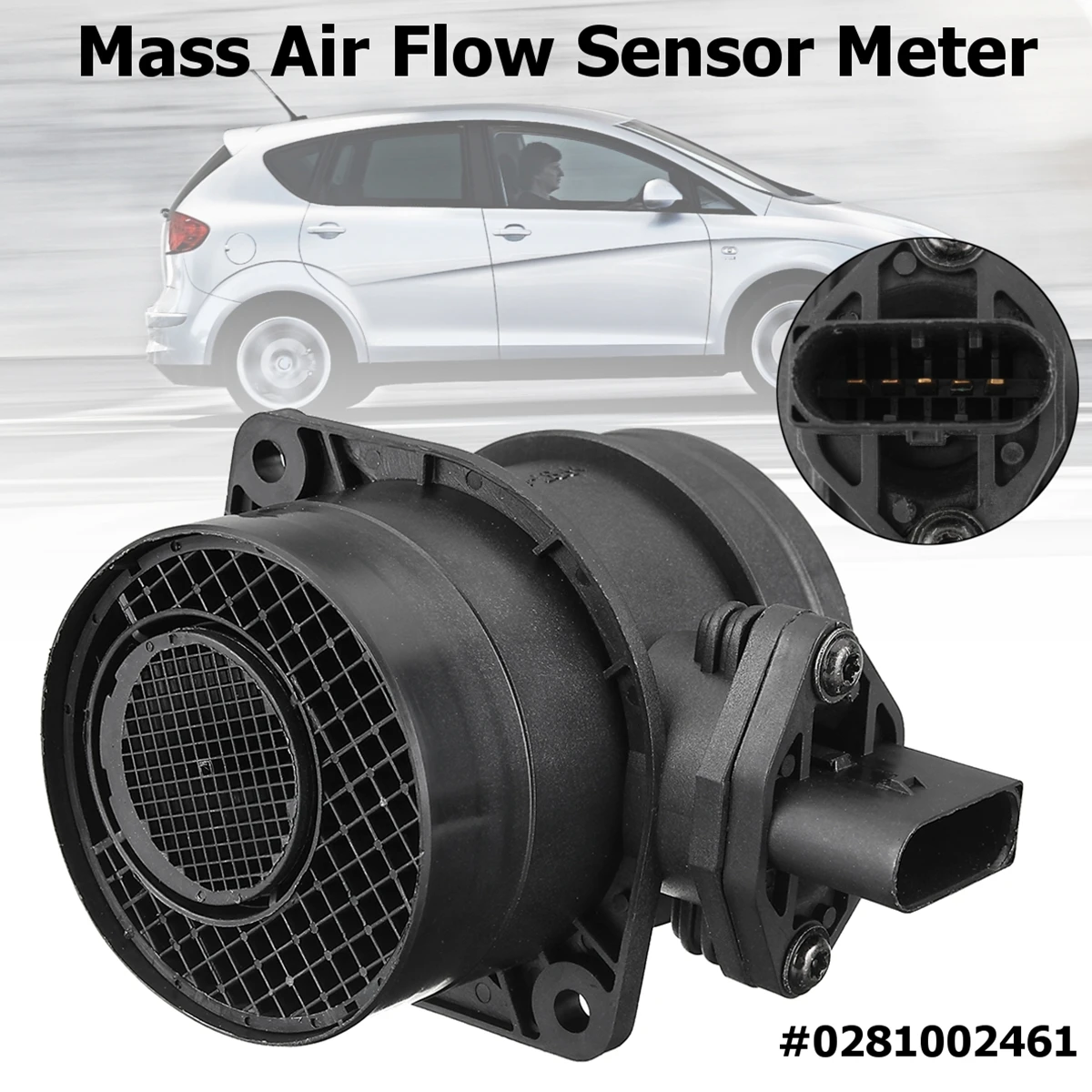 0281002461 Mass Air Flow Sensor Meter for Audi Seat for Skoda for VW