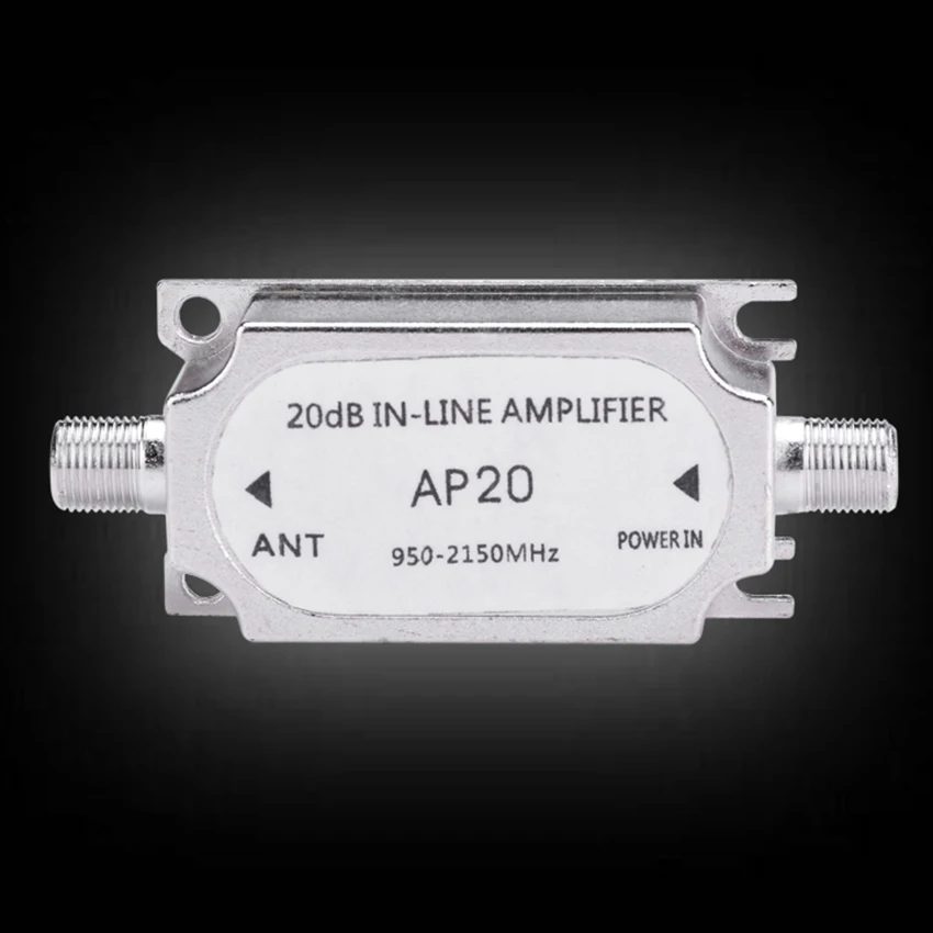 Satellite Inline Amplifier With Up To 20dB Signal Booster strengthen