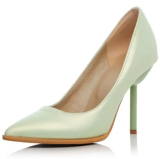 light green shoes heels