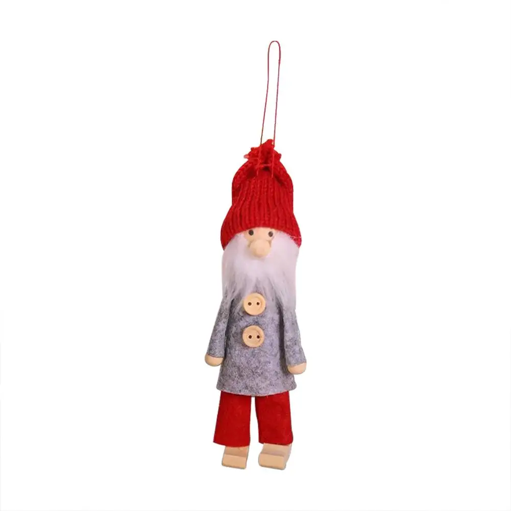 Hot Christmas Tree Hanging Ornaments Cloth Santa Claus Snowman Xmas Tree Toy Doll Hang Decoration Christmas Decorations for Home - Цвет: 12