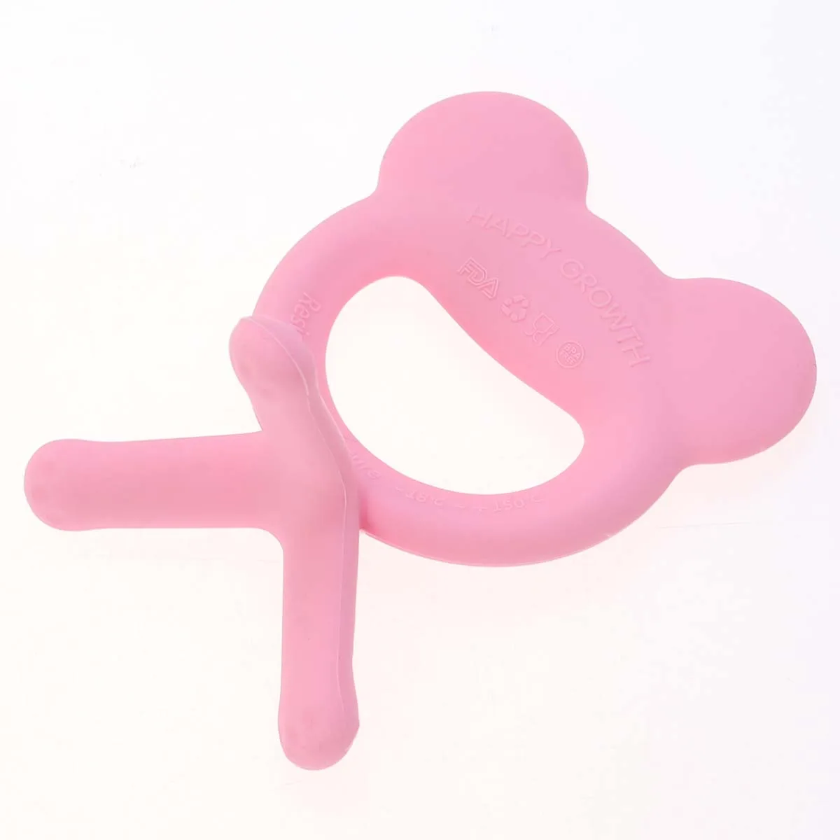 2 шт. Boilable прорезывания зубов игрушки высокое температура сопротивление силиконовые Милые Успокаивающая игрушка простая игрушка 9x7x4,5 см