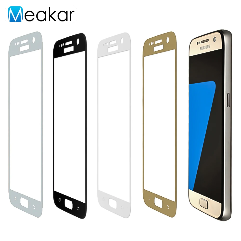 С уровнем твердости 9H 2.5D полное покрытие 5.1For samsung Galaxy S7 закаленная Защитная
