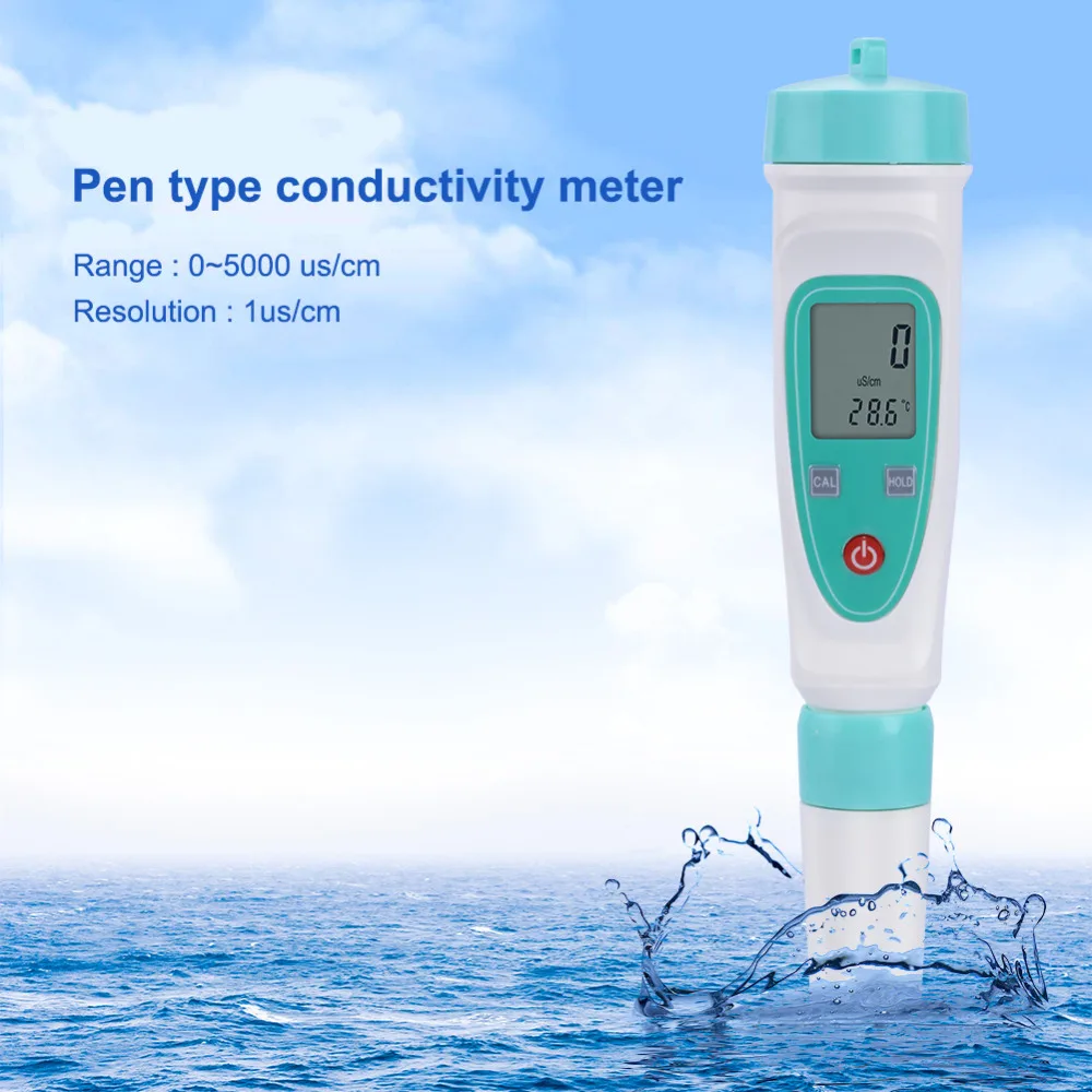DDB-12L Digital Conductivity Meter EC & Temperature 2 In 1 Water Quality Tester.0-5000us/cm Automatic Compensation | Инструменты