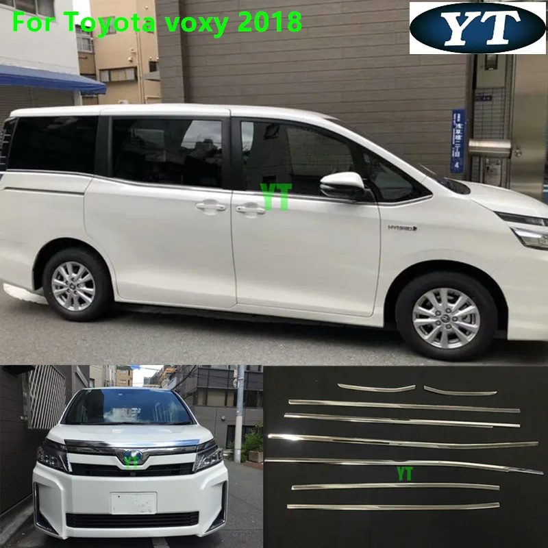 Авто Оконные Планки для Toyota voxy 2018 8 шт нержавеющая сталь аксессуары украшения