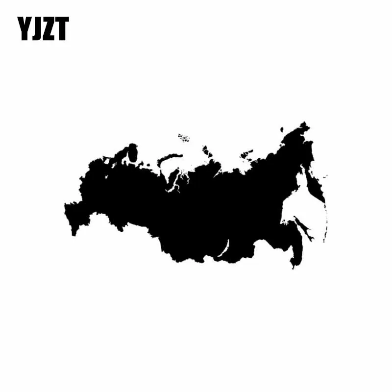 YJZT 18 6 см * 10 5 карта России оригинальная Фотографическая наклейка для автомобиля