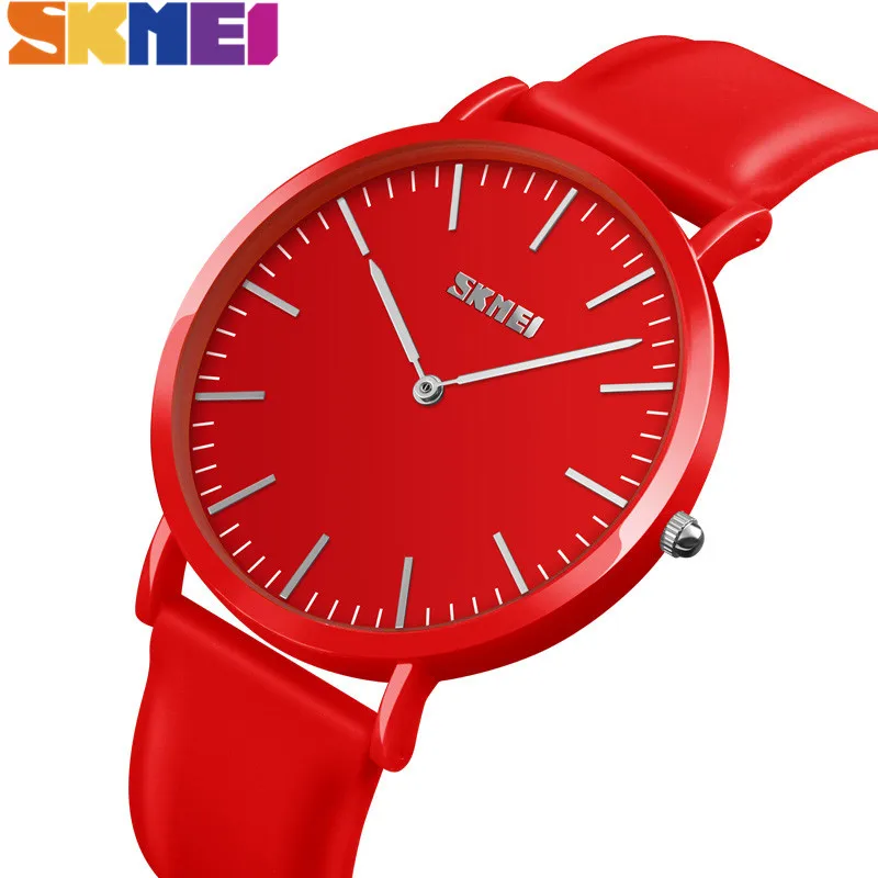 Skup SKMEI zegarki damskie moda zegarek kwarcowy mężczyźni zegarek dla par zegarek sportowy Casual czas wodoodporny zegarek na rękę kobiety Top Reloj mujer 9179