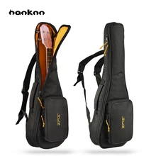 Hanknn 21 23 24 26 Inches Ukulele Bag Sponge Padded Bag Acoustic mini Guitar Uke Guitar Case Musical Instrument Children Gig Bag