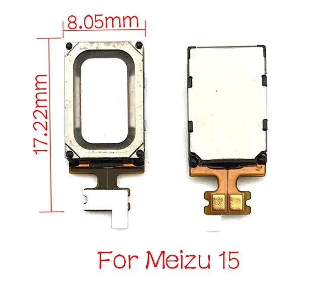 10 шт./лот шлейф динамика Динамик звуковой приемник шлейф для Meizu 15 M15 16 16S Plus - Цвет: For Meizu 15