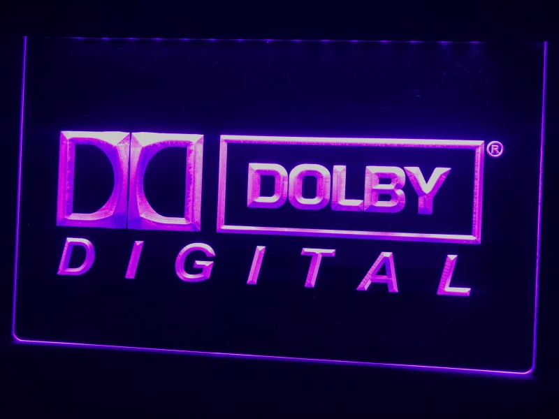 Цифровой светодиодный неоновый знак C034 Dolby|Таблички и знаки| |
