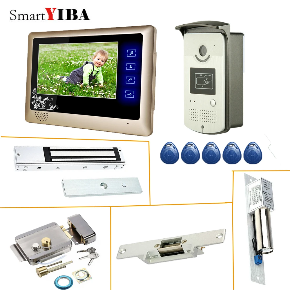 SmartYIBA домофон электронной домашний телефон с блокировкой RFID Брелоки для ключей