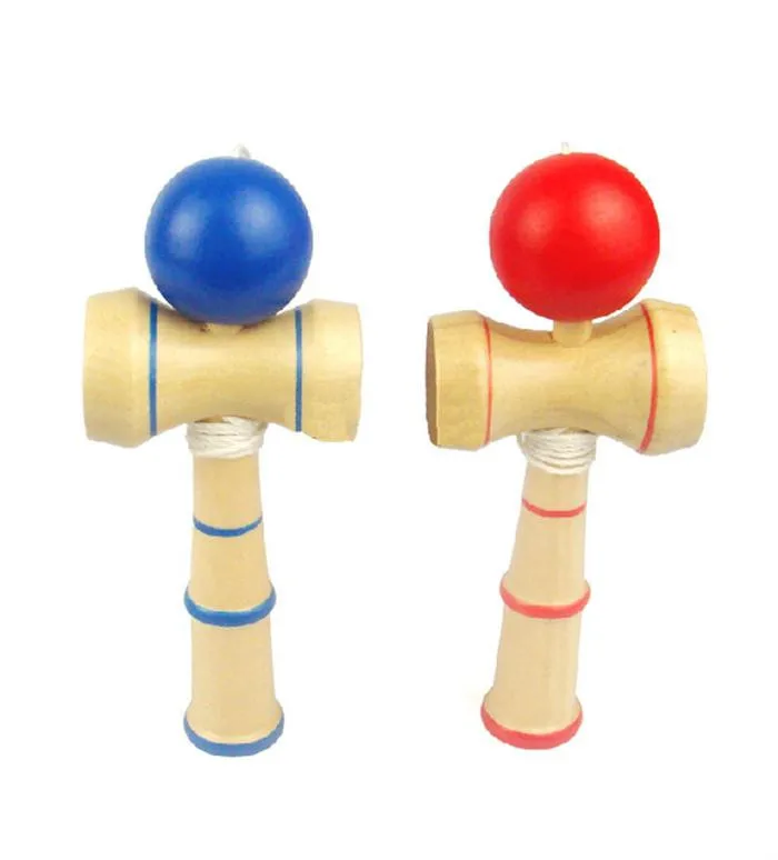 Мода Kid Kendama координатный мяч японская традиционная деревянная игра мастерство обучающая игрушка