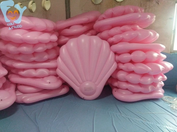 Новый Одежда заплыва floaties Надувной розовый Seashell бассейна Water Fun Игрушечные лошадки Плавающий надувной матрас шкафа piscina