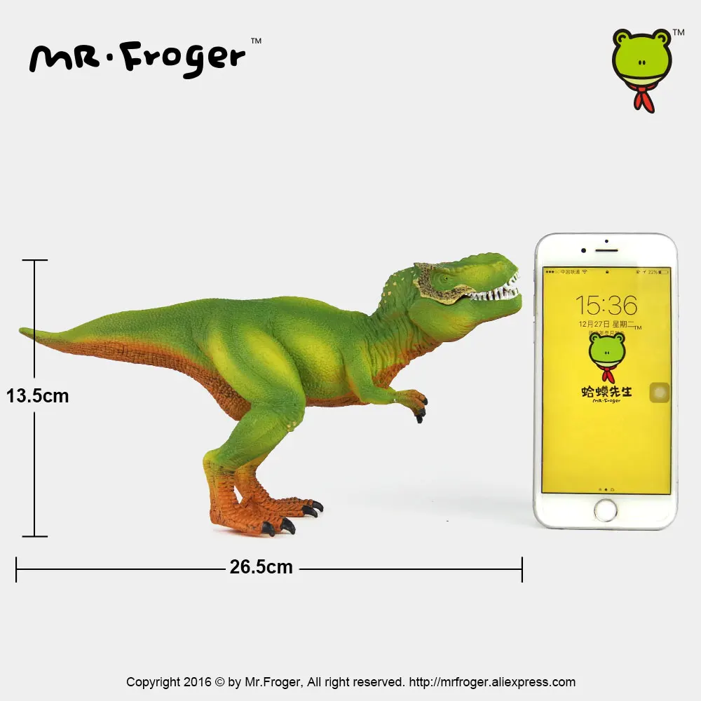 Mr.Froger тираннозавр Рекс искусственная фантазия классические игрушки детские