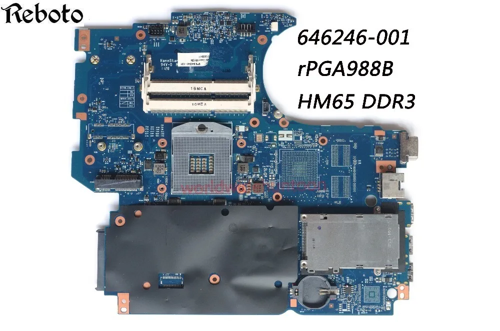 Классическая материнская плата для ноутбука HP Probook 4530S 4730S с гнездом PGA988B чипсет HM65