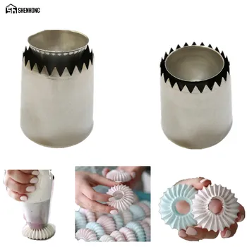 

SHENHONG Sulta Ne Ring Icing Piping Nozzles Cookies Mold Dessert Decorators Stainless Steel Russian Cake Pastry Tips