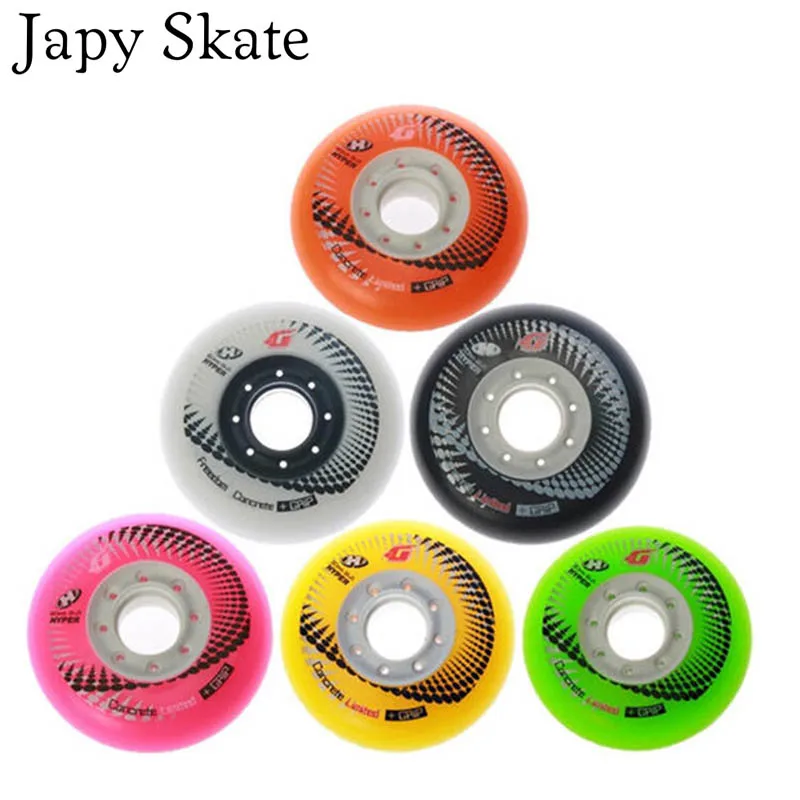 

Japy Skate Original HYPER HP+G Concrete Wheels Artistic Roller Skating Wheels Free Shipping Good Quality