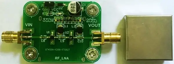 

LNA RF Amplifier Low Noise DC~2GHz UV Amplification Gain of 46 DB