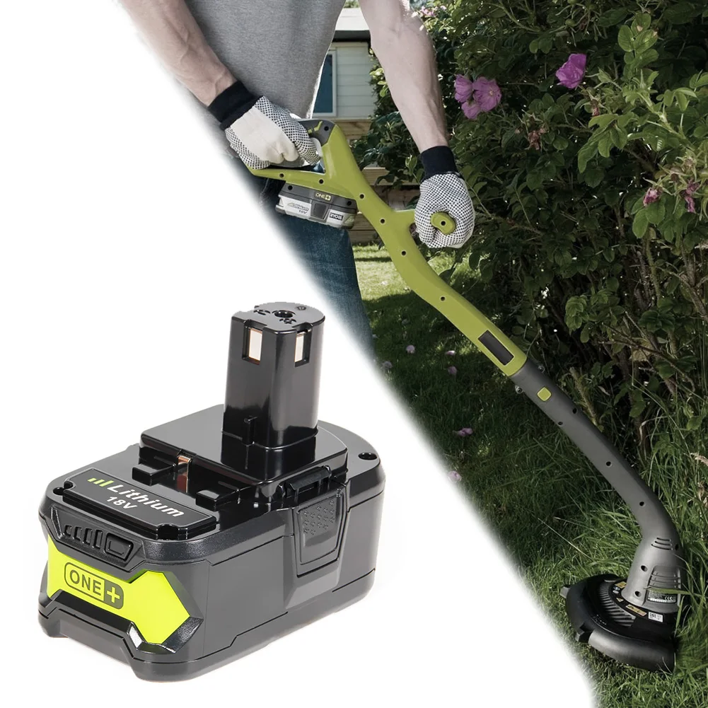 YHR Ryobi 18 В 5Ah 5000 мАч Перезаряжаемые Батарея P108 RB18L40 литий ионный высокой Ёмкость