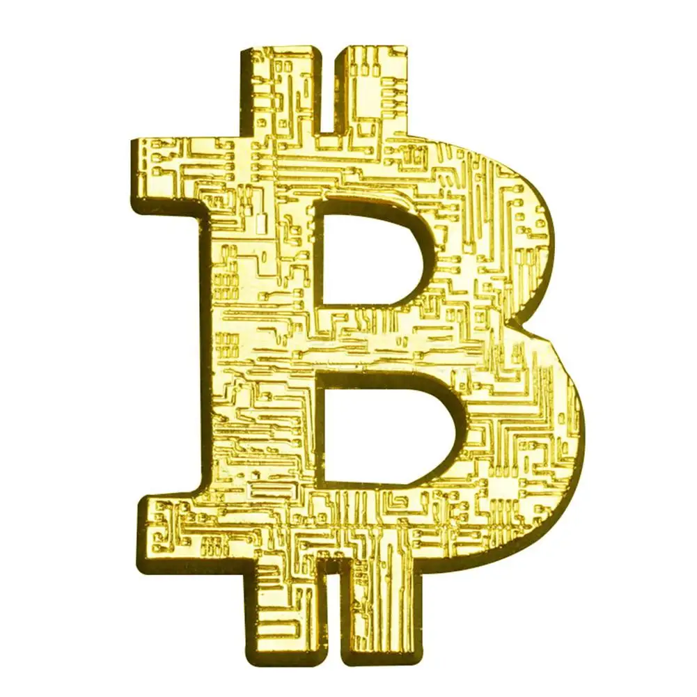 

Strange Shaped 3D Bitcoin Hollow-Out Commemorative Currency Coin Craft Collection Gift