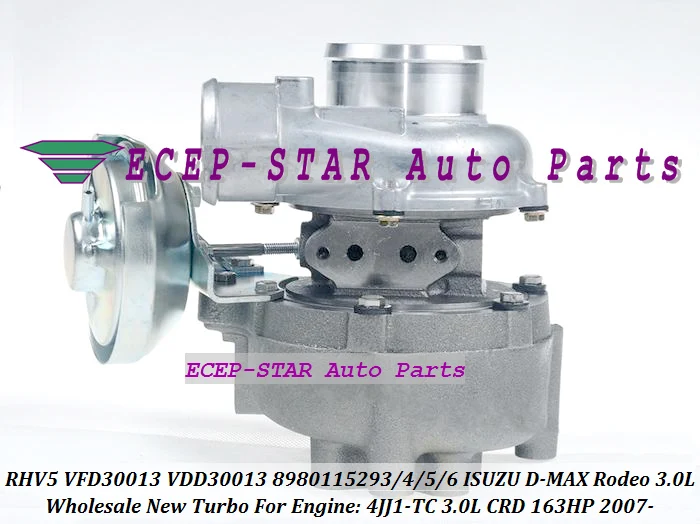 - TURBO RHV5 VIEZ 8980115293 VDD30013 Turbocharger For ISUZU D-MAX For HOLDEN 3.0 CRD 2007- RodeoColorado 4JJ1T 4JJ1-TC 3.0TD 3.0L 163HP (8)