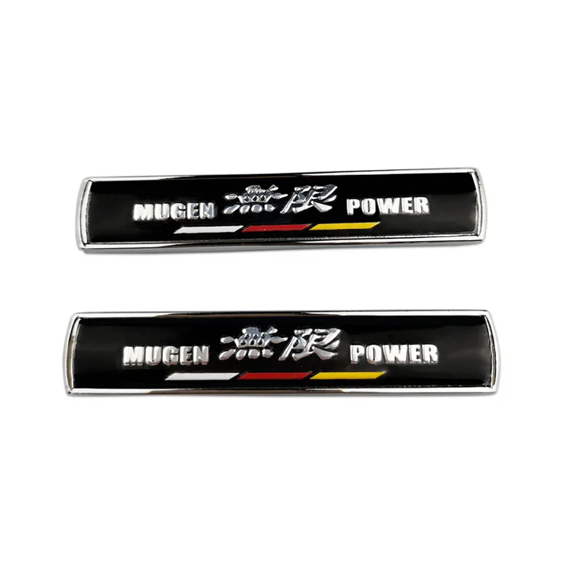 

Car Side Fender Stickers Styling For Mugen Emblem Badge Decals For Honda Odyssey Pilot Vezel Crider Avancier Elysion Civic Jade