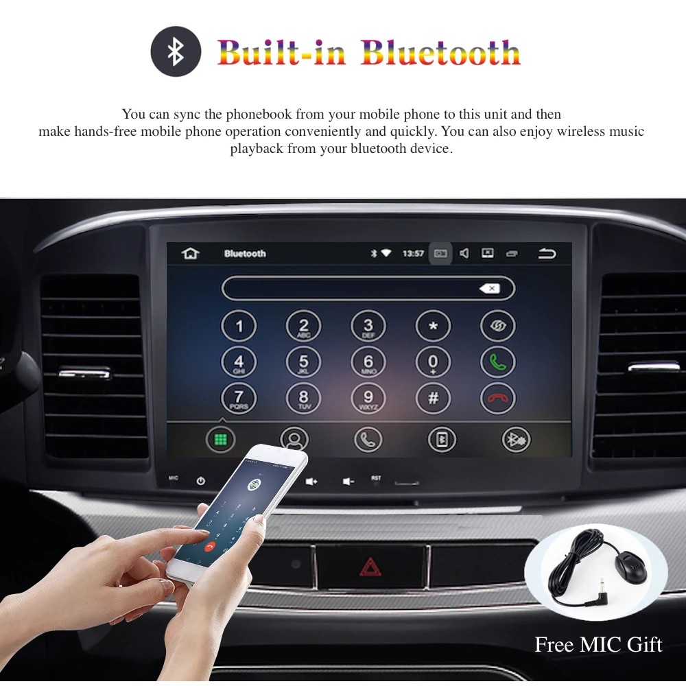 Excellent Android 9.0 Car Radio 2 Din GPS Navi for Mitsubishi Lancer / EX / EVO / Galant PX6 DSP IPS Screen 4Gb+64Gb HDMI RDS WIFI BT SD 1