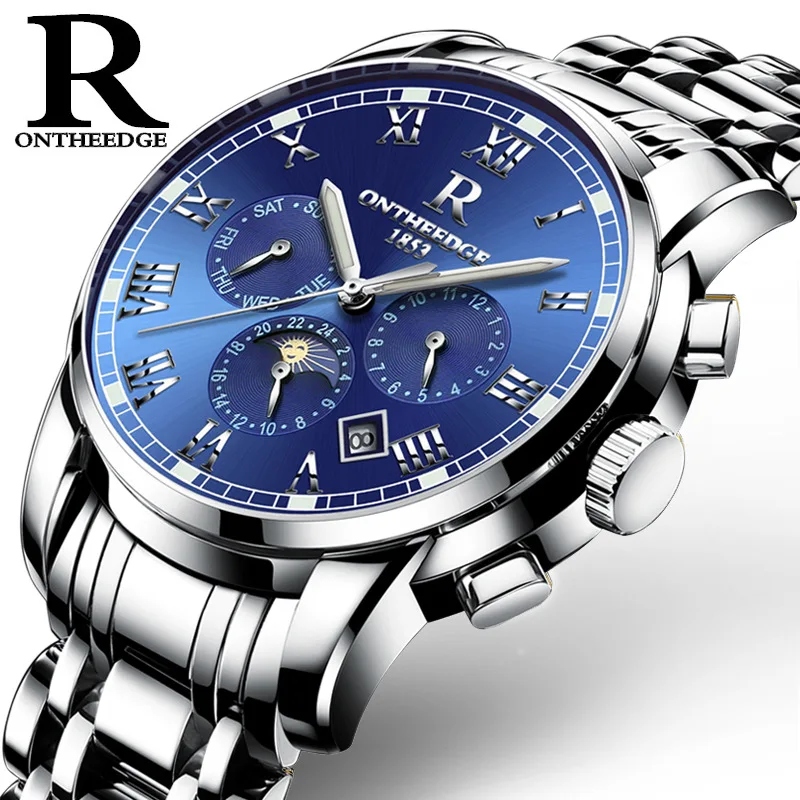 2016 New font b Luxury b font Watch Brand ONTHEEDGE font b Mechanical b font Watch
