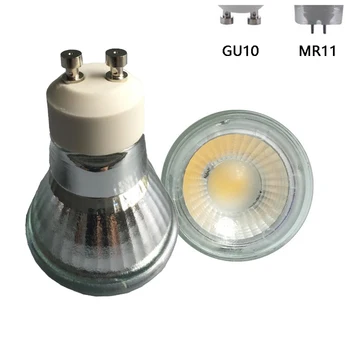 

Dimmable LED Spotlight LED mini GU10 MR11 7W 35mm Spot Light Bulb Lamp replace halogen lamp AC/DC 12V 110V 220V COB Home lights