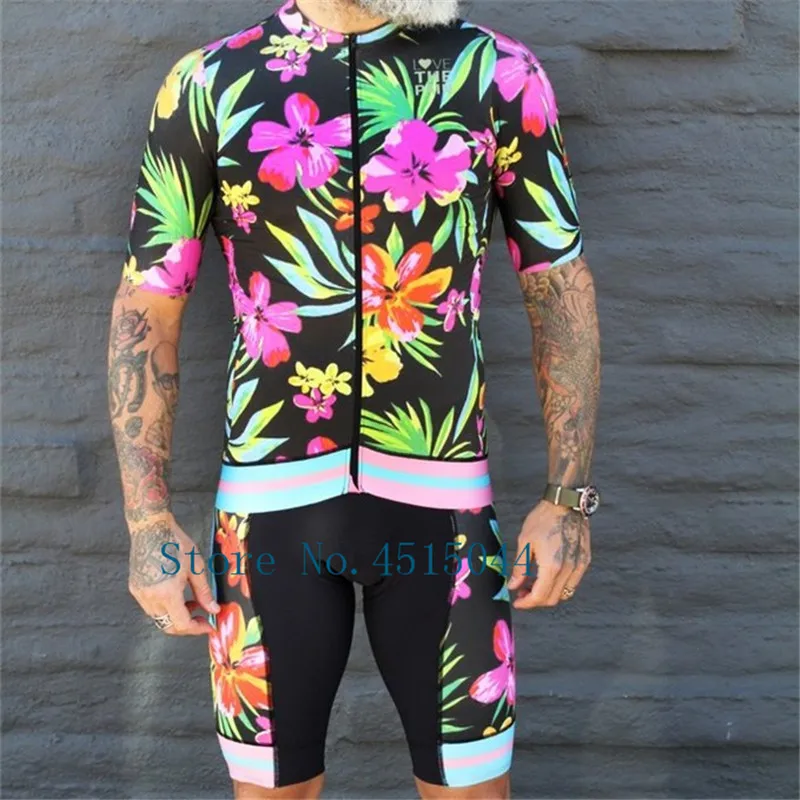 

2019 Wielertruien Triathlon Cycling Jersey Quick Dry Short Sleeve Cycling Skinsuit Bike Jersey Clothes For Swimming Running