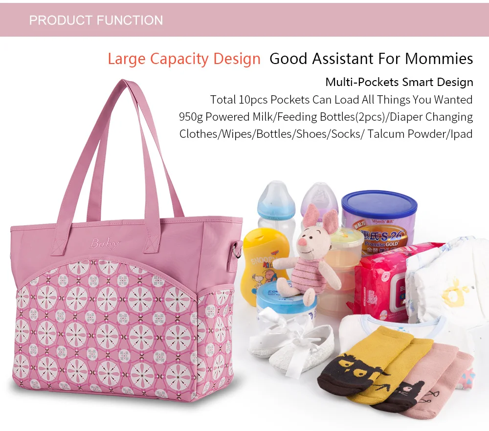 Diaper Bag Insular Baby Nappy Bag Waterproof Diaper Mother Shoulder Mummy High Quality Maternity Messenger Stroller Organizers