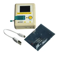 Высокочувствительный Графический Многофункциональный тестер Конденсатор Индуктивный резистор SCR цифровое измерительное устройство для проведения испытаний транзистора