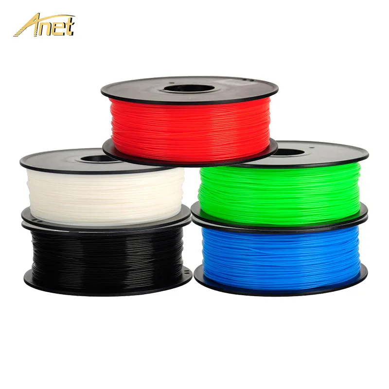 

10PCS Anet 3D Printer PLA filament 1.75mm 1kg/spool for MakerBot/RepRap/kossel/Createbot/3d Pen 3d Printer Filament PLA