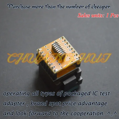 150mil SOP16 to SOP16 test socket FP-16--1.27-05 socket 150mil SOP16 to SOP16 test socket FP-16--1.27-05 socket