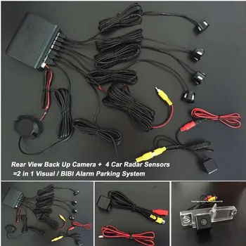 

Car Parking Sensors + Rear View Camera = 2 in 1 Visual / BIBI Alarm Parking System For Lexus GS 300 350 430 460 450h 2005~2011