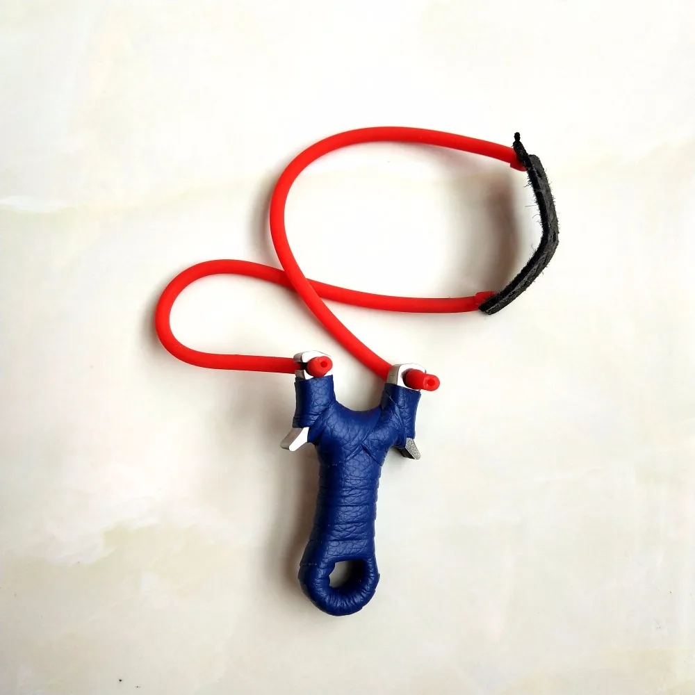 

Hunting Shooting Fishing Bow Mini Slingshot with Natural Latex Rubber Tube Airsoft Military Stainless Steel Slingshots Catapult