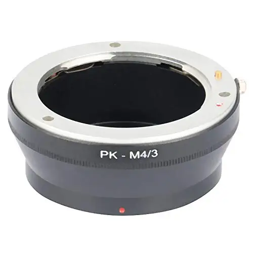 

Pk-M4/3 Adapter Ring for Pentax Pk Lens to Micro 4/3 M43 Camera Body for Om-D E-M5 E-Pm2 E-Pl5 Gx1 Gx7 Gf5 G5 G3