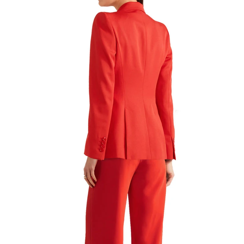 high quality Work Pant Suits 2 Piece Sets Double Breasted Striped Blazer Jacket & Zipper Pant Office Lady Suit Women Outfits Ms high quality Work Pant Suits 2 Piece Sets Double Breasted Striped Blazer Jacket & Zipper Pant Office Lady Suit Women Outfits Ms
