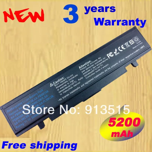 

[Special price] 5200mAh Replacement Battery for Samsung AA-PB9NC6B AA-PB9NS6B NP-Q318E NP-R418 NP-R420 R428 NP-R428