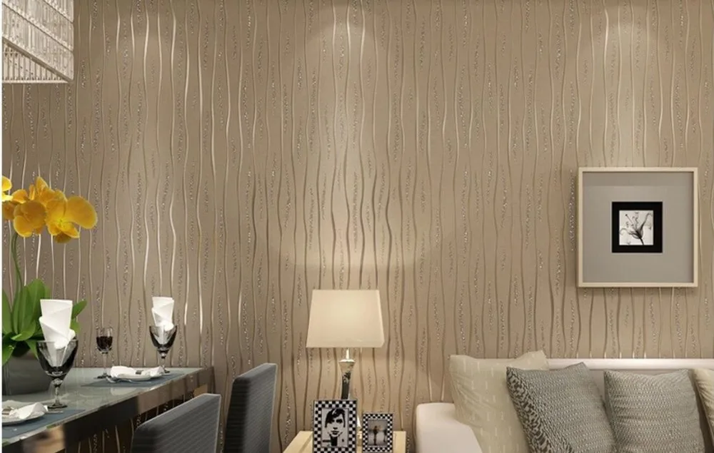 No tejido papel pintado moderno minimalista dormitorio sala de estar de