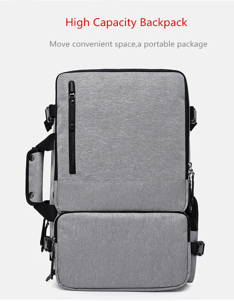 Бизнес-рюкзак для мужчин 17 дюймов, дорожная сумка для ноутбука, багаж, новинка, высокая вместительность, анти-вор, дизайн, большая вместительность
