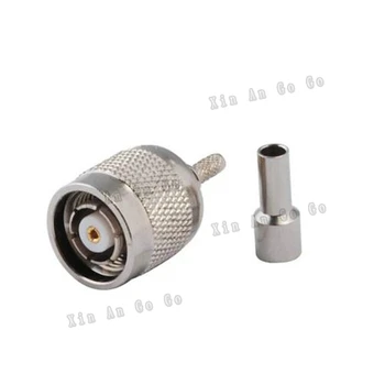 

5 pcs RF connector for RP-TNC male crimping with RG316 RG174 LMR100 cable Free shipping