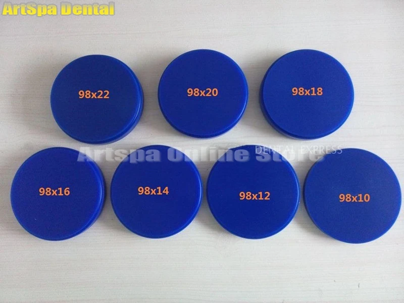 7pcs/set Machinable Wax Block milling for dental CAD/CAM System