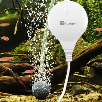 

Nano Aquarium Air Pump Mini Air Compressor 220V Silent Fish Tank Oxygen Pump with Air Stone and Silicone Tube